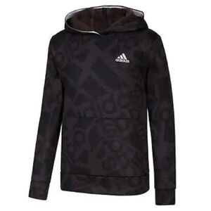 #9 Adidas Youth Tech Fleece Hoodie, Adidas Logo  in Black & Grey XL 18/20
